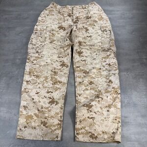 USMC Desert MARPAT Camo Cargo Pants Mens Medium Short Tactical Army Military